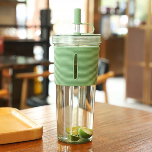 Portable Double-Layer Plastic Cup
