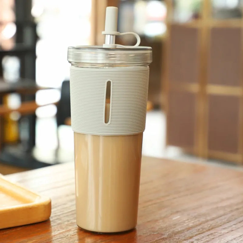 Portable Double-Layer Plastic Cup