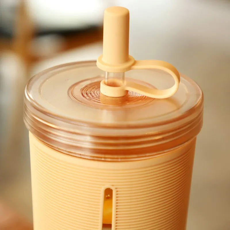 Portable Double-Layer Plastic Cup